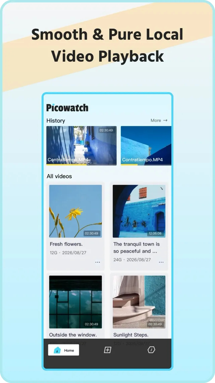 Smooth & Pure Local Video Playback